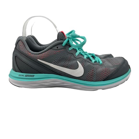 Nike Womens 9 Training Shoes Dual Fusion Run 3 Textile Mesh Trainers 653594-036 - Picture 1 of 12